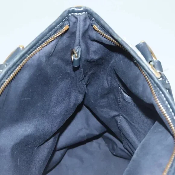 LOUIS VUITTON Monogram Idylle Elegy 2way Shoulder Bag Navy M56697 LV Auth 134785